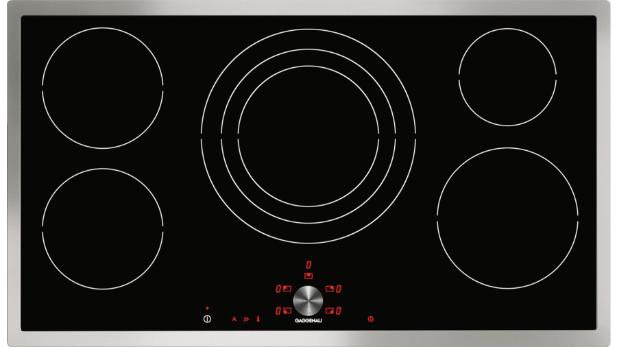Gaggenau Induction Cooktop Stainless Steel Frame Width 90 cm - CI 491 113