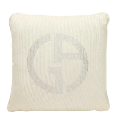 Armani Casa Janette Cushion with GA Logo
