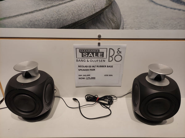 Beolab 3 Stereo Speaker w/ rubber base ( Demo Unit ) no warranty